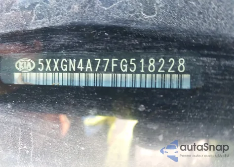 2015 Kia Optima Ex из США, поврежденный, VIN 5XXGN4A77FG518228